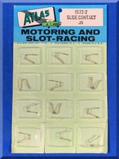 VINTAGE ATLAS SLOT CAR HOME RACING PARTS - OEM CONTROLLER SLIDE CONTACTS 1572-2