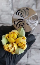 Nozzle confectionery Tulip for marshmallow. Diameter 5 cm (russian tulip)