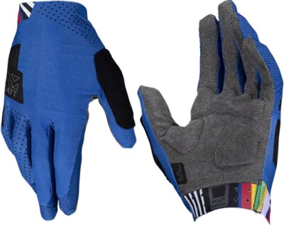 Leatt 3.0 Endurance Mens MTB Mountain Bike Gloves Blue | eBay