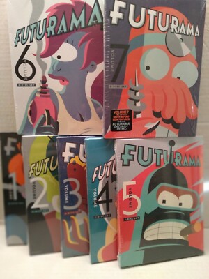 FUTURAMA Volumes 1-7 Collection DVD NTSC 20th Century Fox Brand