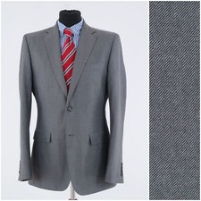 Mens Grey Sport Coat 38R US Size DRESSMANN Blazer Jacket
