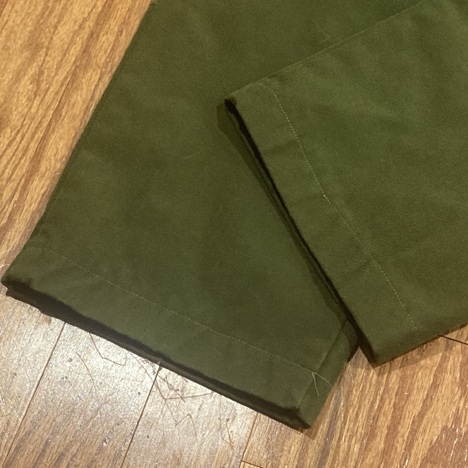 Vintage Rattlers Brand Olive Snake Bite Brush Pants Size 40x30 Made