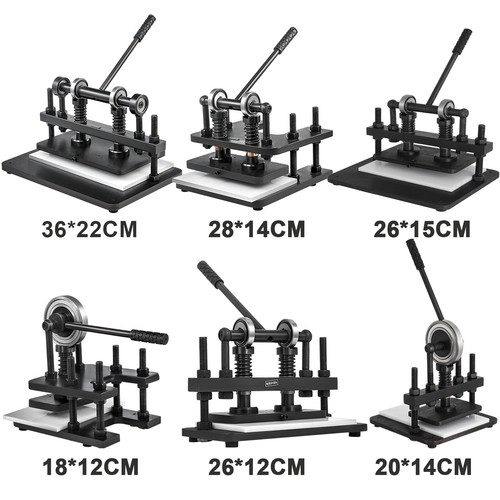 VEVOR Leather Cutting Machine Manual Die Cutter Leather Embosser Hand