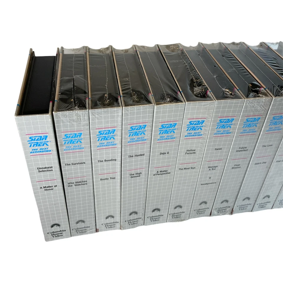 Star Trek The Next Generation VHS Lot of 16 The Collectors Edition 15 sealed new - Image 4 of 4
