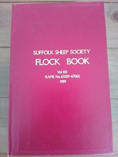 Suffolk Sheep Society – Flock Book Vol 103, 1989