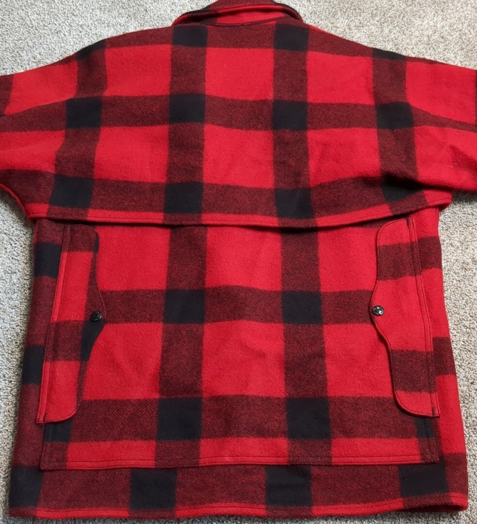 Vintage Filson Double Mackinaw Buffalo Plaid Jacket M… Gem