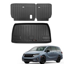 Custom Cargo Mats for 2018-2025 2026 Honda Odyssey Mini Passenger Van Trunk L...