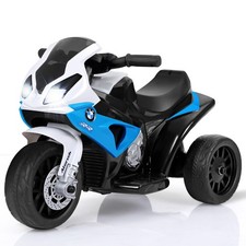 Kids Ride On Motorcycle BMW Licensed 6V Electric 3 Wheels Bicycle w/ Music Light