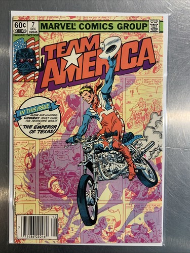 TEAM AMERICA MARVEL COMICS SET 1 - 12 JIM SHOOTER IRON MAN GHOST RIDER COLLETTA - Picture 8 of 13