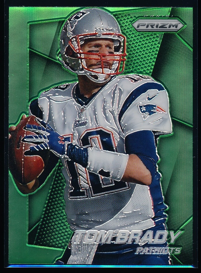 2014 Panini Prizm Tom Brady #36 Green Prizm