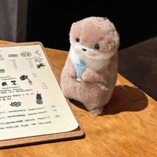 Otter Plüsch Schlüsselanhänger Kawaii Fisch Geschenk Mädchen