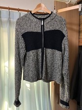 00s Archive Zip-Up Knit Sullen Shrunken Polo Style Used