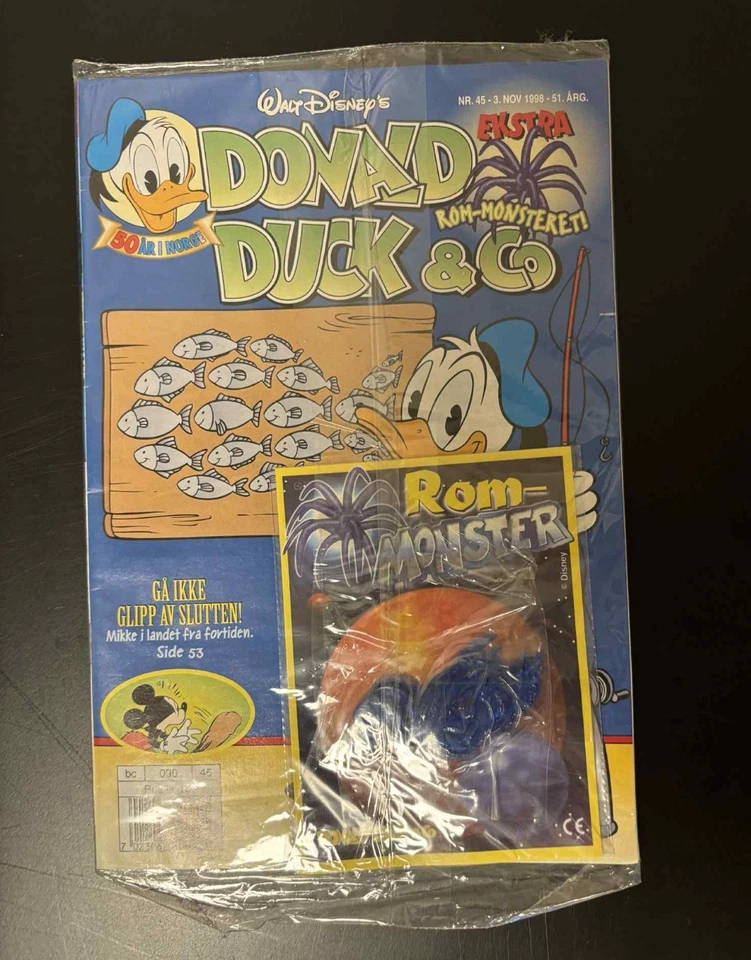 Vintage Donald Duck & Co (2 Comics) 1998 – Rare Norway Semic Sealed w/ Toys - Image 4 of 4