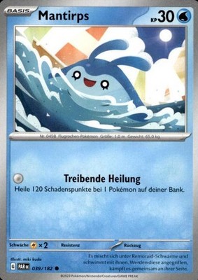 Pokémon Mantirps Paradox Rift #39 (6611)