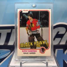 1981-82 O-Pee-Chee #68, MURRAY BANNERMAN SP RC ??? Vintage Rookie Card. rookie card picture