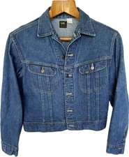 1970 s Lee Sanforized Men s Trucker s Jean Jacket Size Large