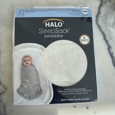 Halo Sleep Sack Swaddle Cotton - cream - newborn - birth - 3 months NIB
