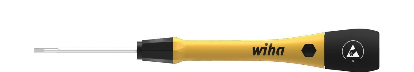 Picofinish Precision Screwdriver with ESD Insulation Flat 43674