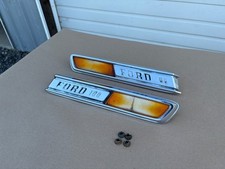 1968-1972 Ford Truck F100 Hood Emblems Trim Badges 68-72 F-100 Spears Read 1968-1972 Ford Truck F100 Hood Emblems Trim Badges 68-72 F-100 Spears Read