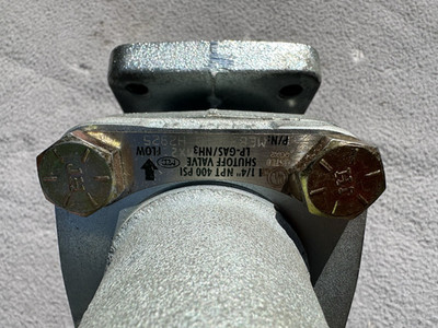 MEC ME823-10 1-1/4 in Manual Steel Globe Valve Class 400 400 PSI LP-Gas NH3