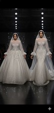 Royal Wedding Dress Come with Skirt Size M Form Egypt