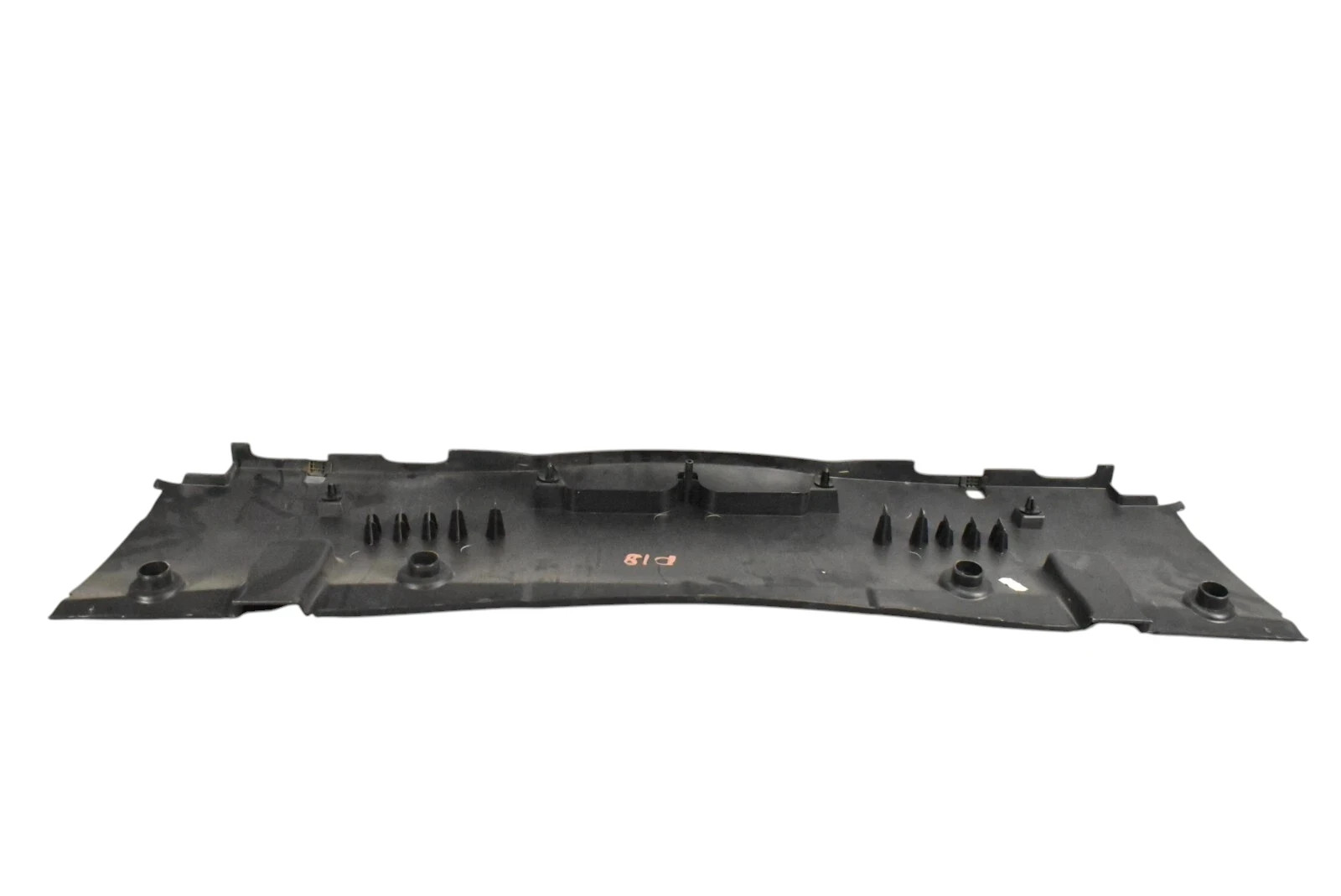 07-11 Bentley Continental Rear Storage Compartment Linkage Trim Panel Black Oem