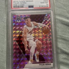 その他 Tyler Herro PINK Fluorescent RC /10 PSA9 2019 Panini Mosaic Tyler Herro Pink Camo PSA 10
