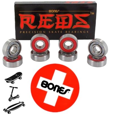 Bones Reds Bearings Skateboard Kugellager 608rs (8 Stück pro Packung)