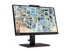 LENOVO 61FBMAR6US T22v-20 Think Vision 21.5-inch FHD VoIP Monitor, Raven Black