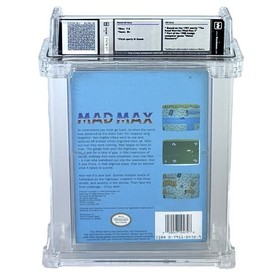 New NES Mad Max WATA 7.5 Factory Sealed Graded Video Game 3-Screw Mindscape