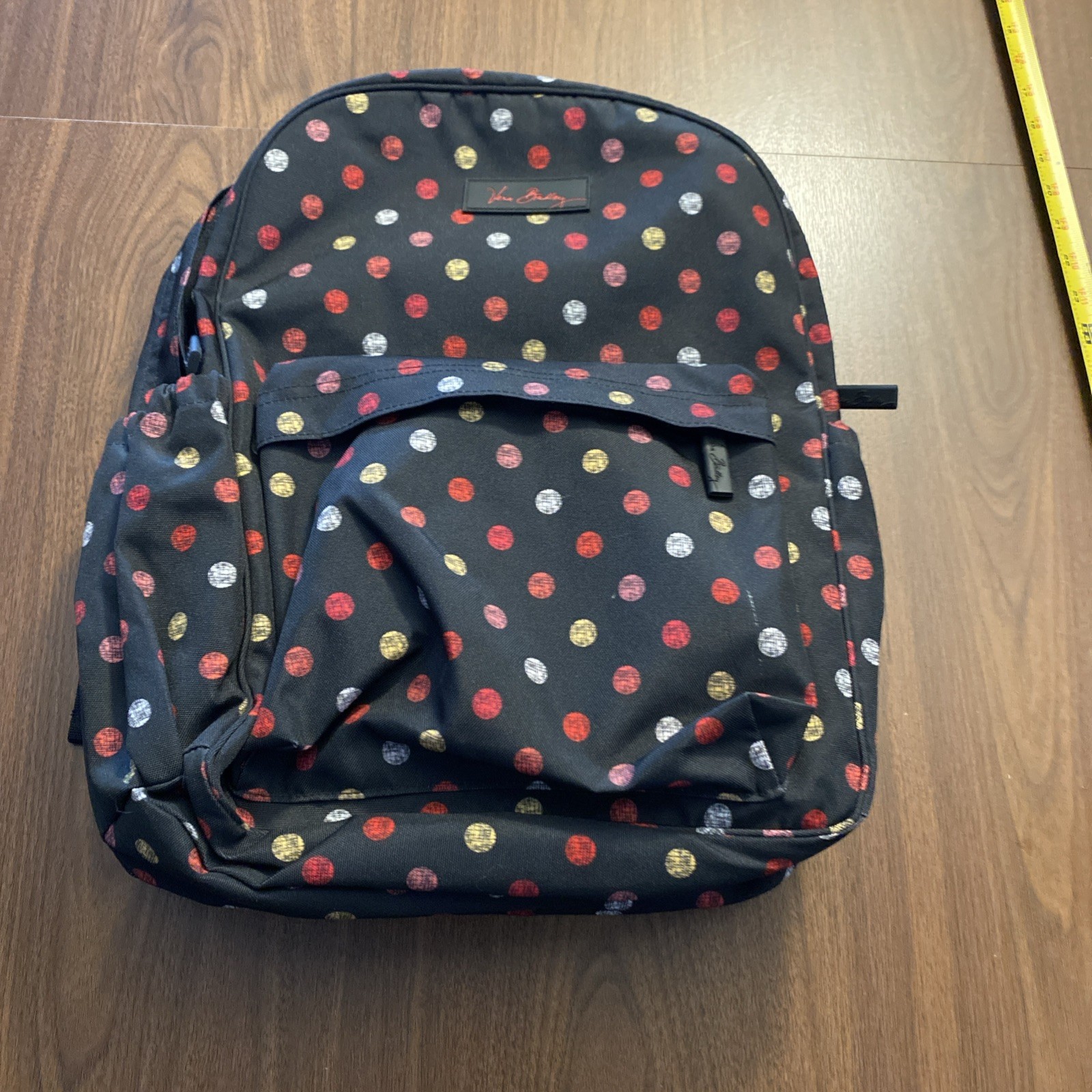 Vera Bradley Black Bookbag Backpack Diaper Bag Baby Bag Hava