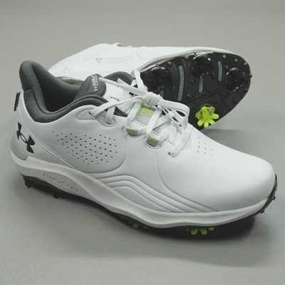 Under Armour HOVR Drive Pro Wide Golf Shoes Men's Size 83026919-100 White