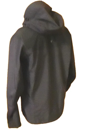 Arc'teryx Men’s beta Black Hooded Nylon Rain Coat Jacket Full zip Windbreaker~M image 6