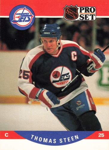 1990 Pro Set Thomas Steen #565 card