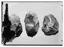 Photo:flints Series of prehistoric