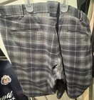 Men’s Nike Golf Shorts Gray Plaid Tour Performance Dri Fit Flat Front Sz 42 — photo 6