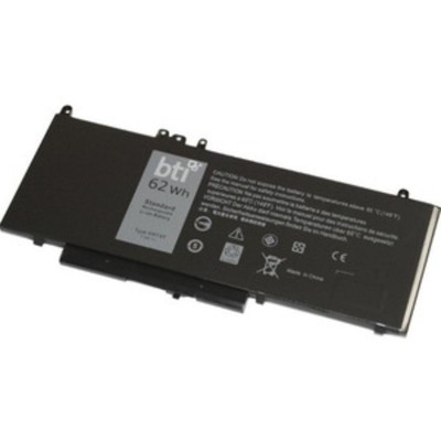 BTI 4-Cell 7.6V Replacement Li-Poly Battery for Select Dell 451-BBTX-BTI