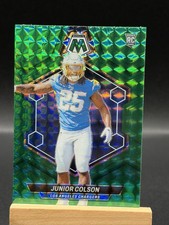 2024 Panini Mosaic #361 Junior Colson Mosaic Green
