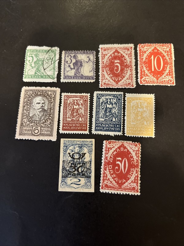 10 Old Slovenia, Yugoslavia M/U Stamps- Lot A-83962
