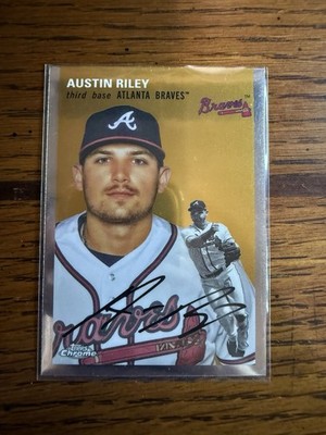 Austin Riley 2023 Topps Chrome Platinum Anniversary Refractor #249 B013
