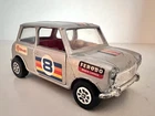 1980's VINTAGE CORGI TOYS MINI COOPER TEAM CORGI RACE CAR- No. 201 -C-VG HTF CAR