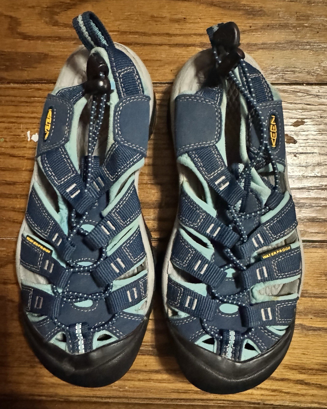 Sandali sportivi Keen donna 6 acqua blu impermeabili punta chiusa scarpa da trekking