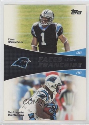 2011 Topps Faces of the Franchise Cam Newton DeAngelo Williams #NW Rookie RC k2t
