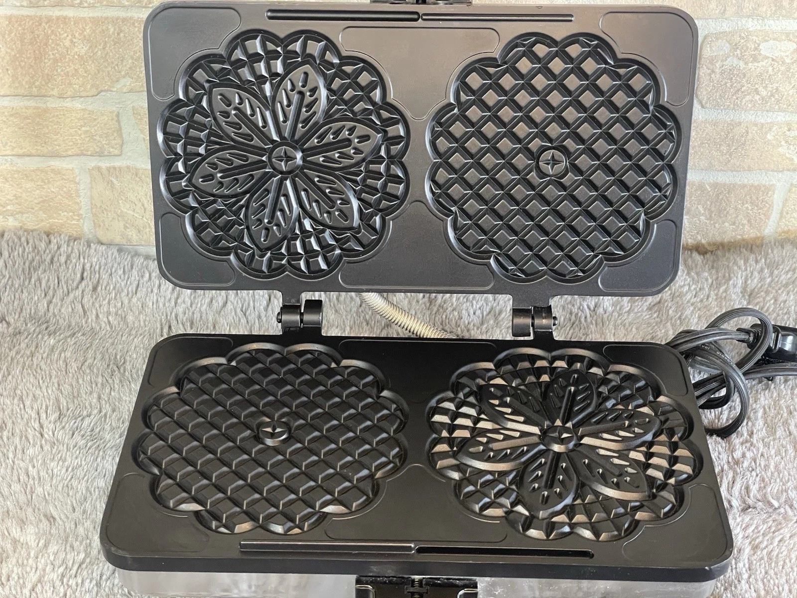 VillaWare Prego Series II Pizzelle Baker/Maker 3600 WORKS/TESTED