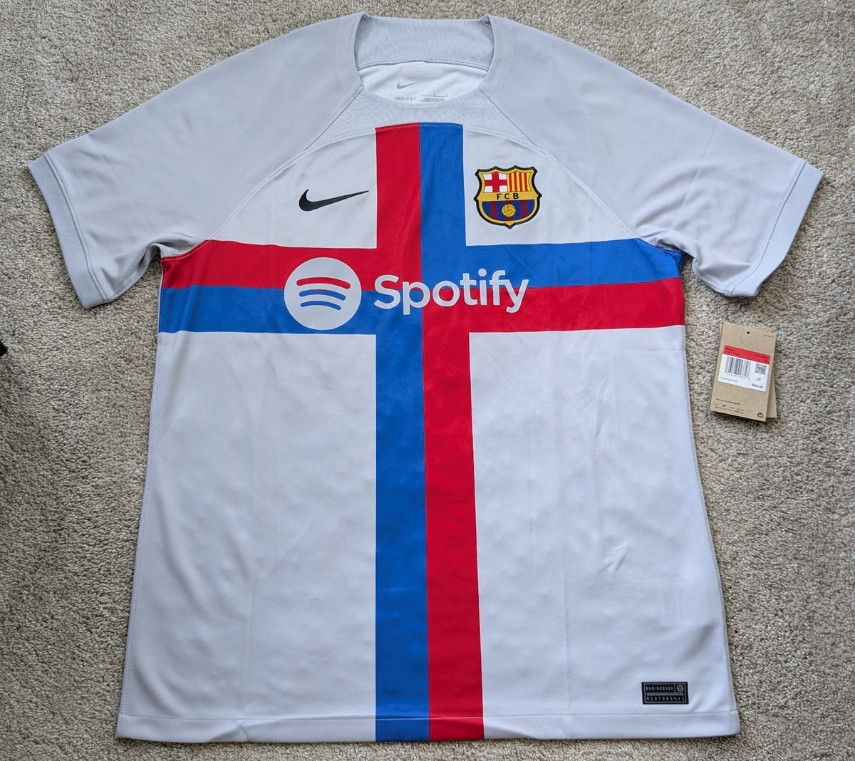 ウェア FC Barcelona 2022-23 Nike  XL Nike Barcelona 22/23 Third Jersey Stadium Size Large | eBay