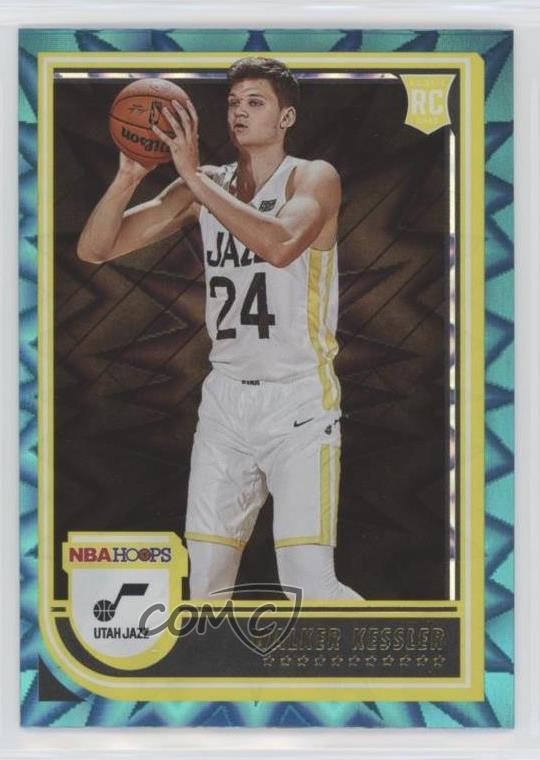 2022 Panini NBA Hoops Rookies Teal Explosion Walker Kessler #252 Rookie RC 7rf