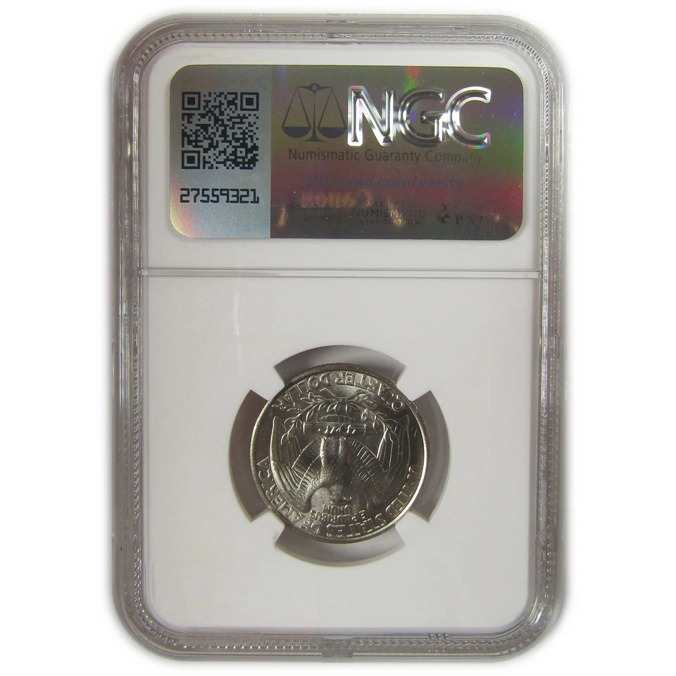 1993 D Washington Quarter MS 67 NGC Clad Error Label SKU:I20539 - Image 2 of 4