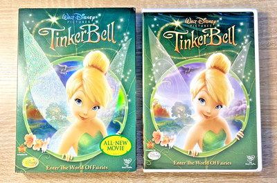 Tinkerbell DVD Walt Disney 2008 Movie Animated Children's Family