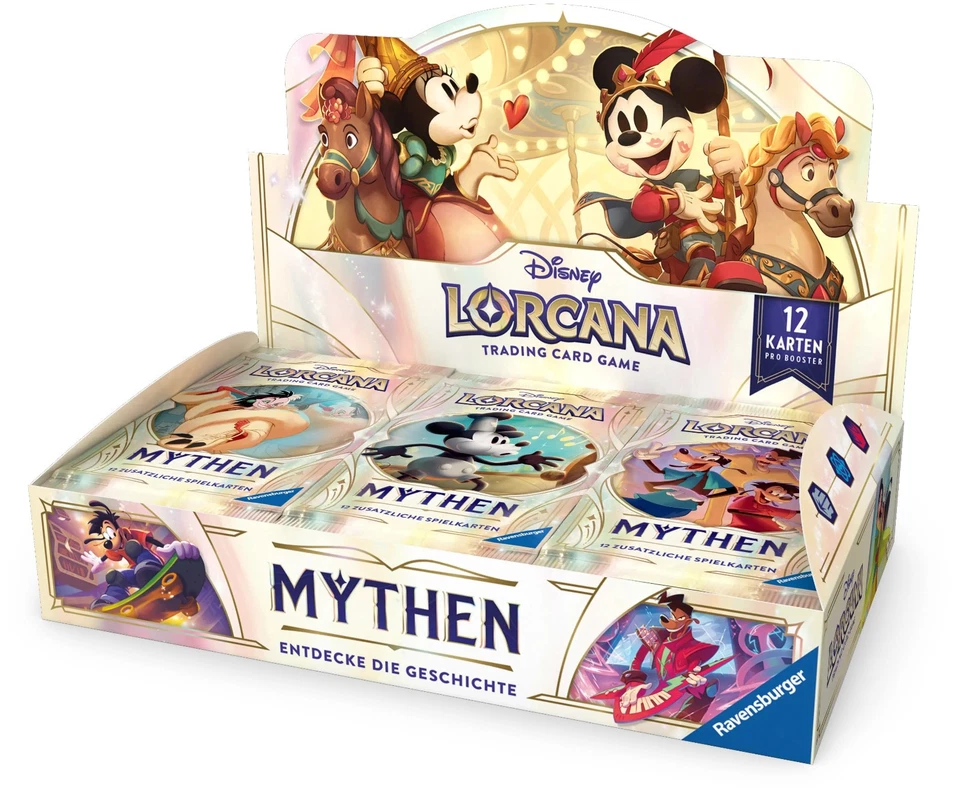 Disney Lorcana Mythen 24 Booster Display Box - Deutsch - NEU & OVP