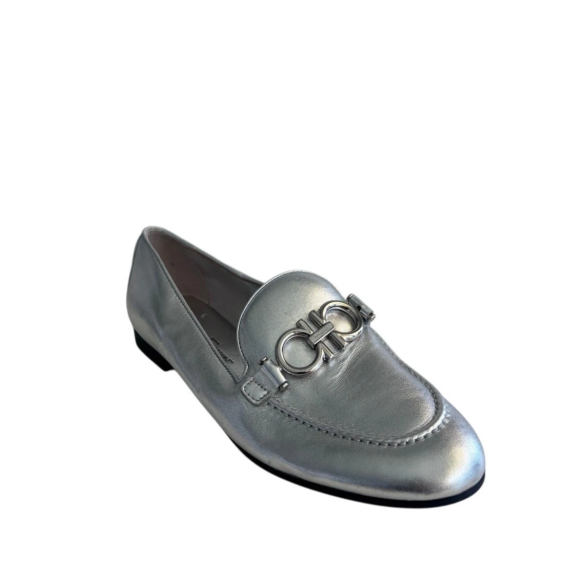 Salvatore Ferragamo シルバー ローファー Salvatore Ferragamo Silver Shoes for Women for sale | eBay